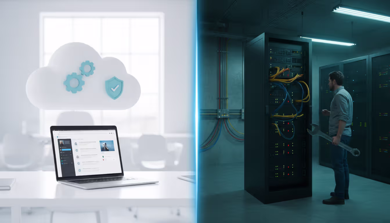 Three pricing tier cards showing free, mid-tier, and enterprise cloud ticketing system levels with increasing feature icons